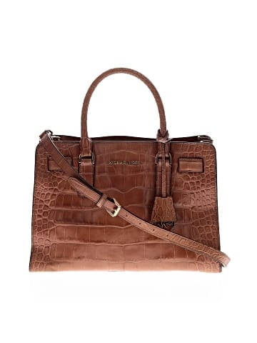 MICHAEL Michael Kors Leather Satchel (view 1)