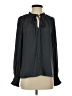 Ann Taylor LOFT 100% Polyester Black Long Sleeve Blouse Size S - photo 1