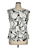 Liz Claiborne Silver Sleeveless Blouse Size XL - photo 1