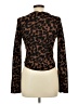 Shein Animal Print Brown Cardigan Size L - photo 2