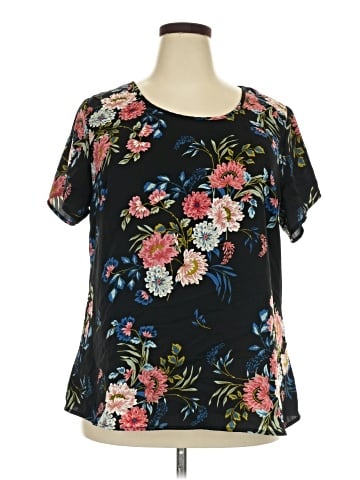 YOINS Short Sleeve Blouse (view 1)