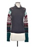 Free People Color Block Gray Turtleneck Sweater Size XS - photo 1