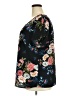 YOINS 100% Polyester Floral Black Short Sleeve Blouse Size 2X - photo 5