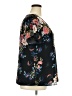 YOINS 100% Polyester Floral Black Short Sleeve Blouse Size 2X - photo 4