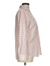 Talbots 100% Polyester Polka Dots Pink Long Sleeve Blouse Size M - photo 4