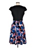 Wisp Print Blue Cocktail Dress Size 8 - photo 2