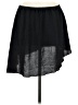 Shein 100% Polyester Solid Black Casual Skirt Size 6 - photo 1