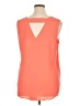 Worthington 100% Polyester Orange Sleeveless Top Size XL - photo 2