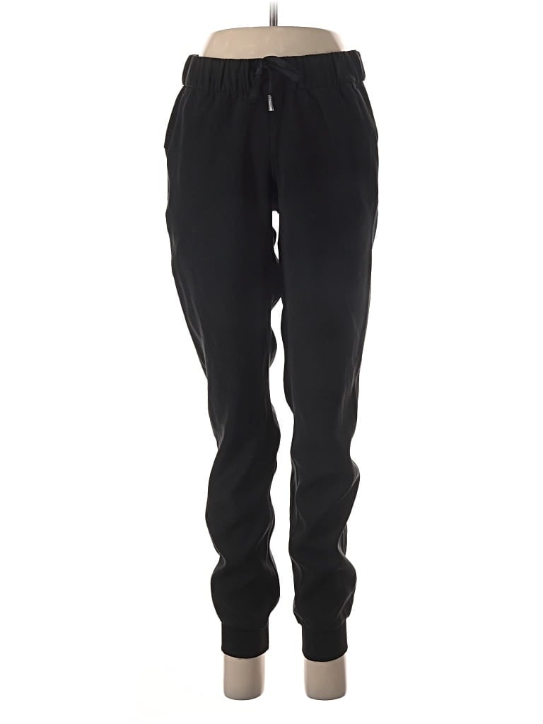 Pre-owned Lululemon Athletica Track Pants In Black