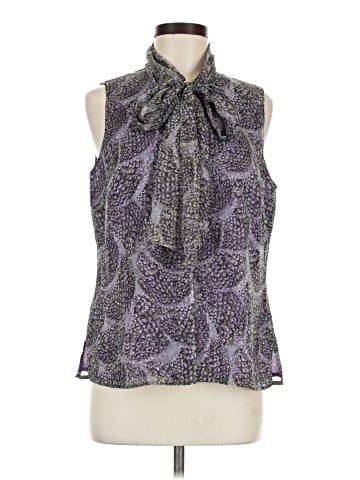 Jones New York Collection Sleeveless Silk Top (view 1)