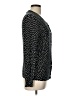 APC 100% Cotton Polka Dots Black Cardigan Size L - photo 4