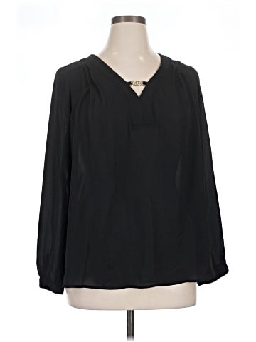 NY Collection Long Sleeve Blouse (view 1)