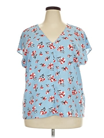 Hilary Radley Short Sleeve Blouse (view 1)