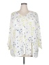 Nue Options 100% Polyester White 3/4 Sleeve Blouse Size 2X - photo 1
