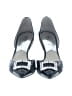 MICHAEL Michael Kors 100% Leather Blue Black Heels Size 5 1/2 - photo 2