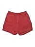 Unbranded Solid Red Denim Shorts Size 30 waist - photo 1