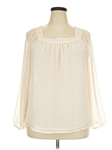 LC Lauren Conrad Long Sleeve Blouse (view 1)