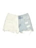 Altar'd State Ivory Denim Shorts Size XS - photo 1