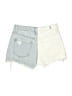 Altar'd State Ivory Denim Shorts Size XS - photo 2