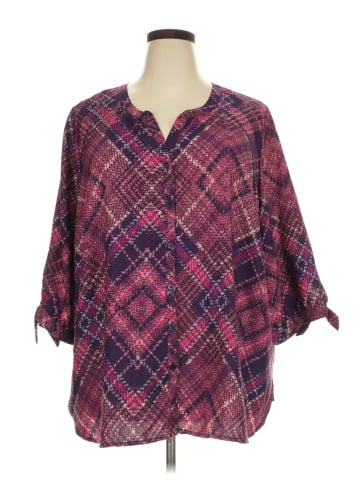 Catherines 3/4 Sleeve Blouse (view 1)