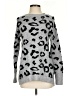 Abercrombie & Fitch Animal Print Silver Pullover Sweater Size XS - photo 1
