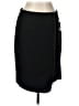 Zara Solid Black Casual Skirt Size L - photo 1