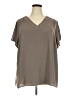 Catherines 100% Polyester Brown Short Sleeve T-Shirt Size 2X - photo 1