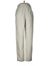 Talbots 100% Cotton Solid Ivory Casual Pants Size 8 Petite - photo 1