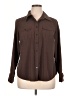 Lane Bryant Brown Long Sleeve Blouse Size 14 - 16 Plus - photo 1