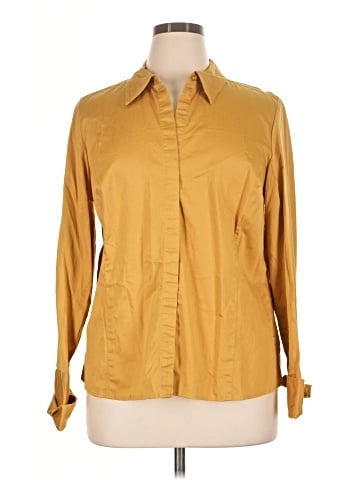 Lane Bryant Long Sleeve Button-Down Shirt (view 1)
