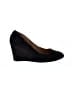 Merona 100% Leather Black Wedges Size 8 1/2 - photo 1
