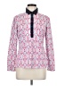 J. McLaughlin Print Pink Long Sleeve Blouse Size M - photo 1