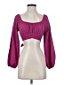 Shein 100% Polyester Purple 3/4 Sleeve Blouse Size XS - photo 1
