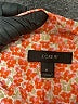 J.Crew 100% Cotton Floral Orange Long Sleeve Blouse Size 8 - photo 7