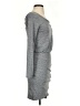 Leith Solid Gray Casual Dress Size XS - photo 4
