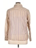 Venezia Stripes Tan Long Sleeve Button-Down Shirt Size 14 - 16 Plus - photo 2