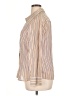 Venezia Stripes Tan Long Sleeve Button-Down Shirt Size 14 - 16 Plus - photo 5