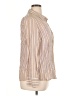 Venezia Stripes Tan Long Sleeve Button-Down Shirt Size 14 - 16 Plus - photo 4