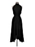 A.L.C. 100% Polyester Solid Black Cocktail Dress Size 12 - photo 1