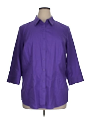 Coldwater Creek 3/4 Sleeve Button-Down Shirt (view 1)