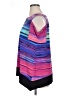 Rafaella Color Block Purple Short Sleeve Top Size XL - photo 5