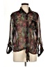 Kut from the Kloth 100% Polyester Paisley Black 3/4 Sleeve Blouse Size M - photo 1