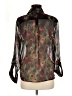 Kut from the Kloth 100% Polyester Paisley Black 3/4 Sleeve Blouse Size M - photo 2
