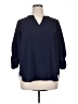 41Hawthorn 100% Polyester Blue 3/4 Sleeve Blouse Size 1X - photo 1