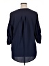 41Hawthorn 100% Polyester Blue 3/4 Sleeve Blouse Size 1X - photo 2