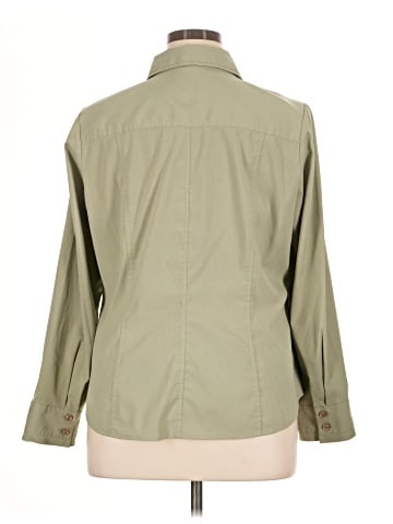 Lane Bryant Long Sleeve Button-Down Shirt (view 2)