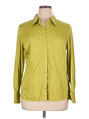 Lane Bryant Long Sleeve Button-Down Shirt (view 1)