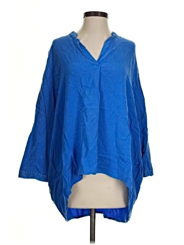Easel 3/4 Sleeve Blouse (view 1)