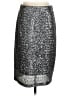 Cremieux 100% Polyester Metallic Silver Formal Skirt Size S - photo 1