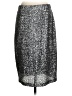 Cremieux 100% Polyester Metallic Silver Formal Skirt Size S - photo 2
